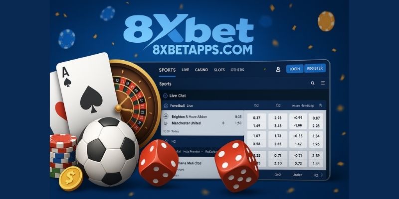 8XBET cho rút tiền qua ngân hàng, ví điện tử và cổng tự động