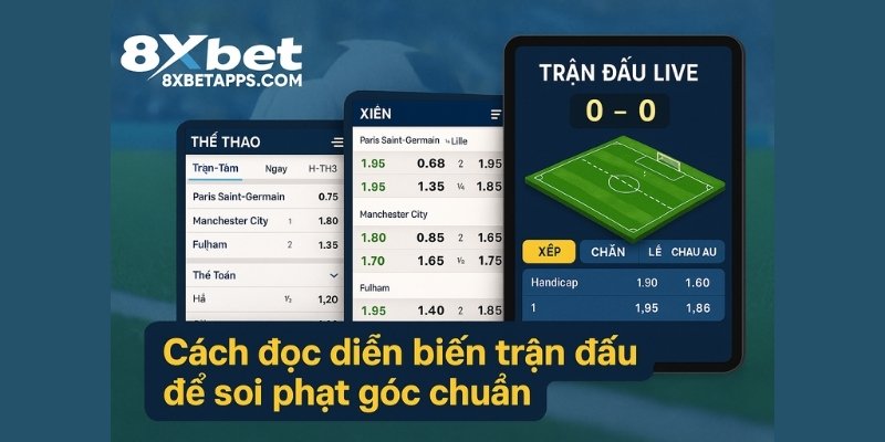Cách đọc diễn biến trận đấu để soi kèo phạt góc chuẩn