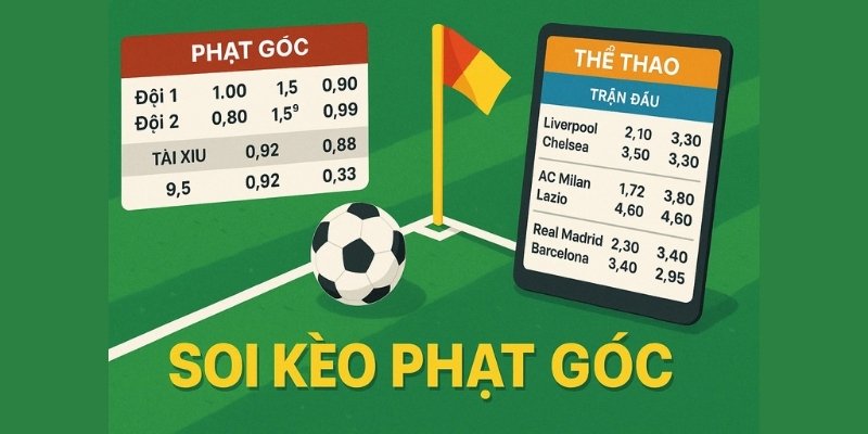 Chiến Thuật Soi Kèo Phạt Góc: Đọc Chuẩn – Đặt Nhanh – Tránh Rủi Ro